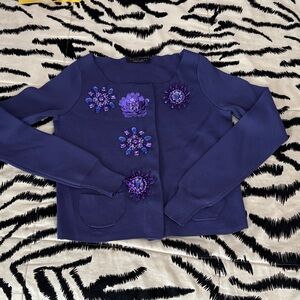 Twin-Set by Simona Barbieri Knit cardigan, size S